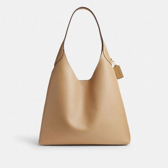 Coach Handbags - Coach Brooklyn SB 39 Shoulder Bag Tan Leather Hobo Tote NWT Discontinued Color